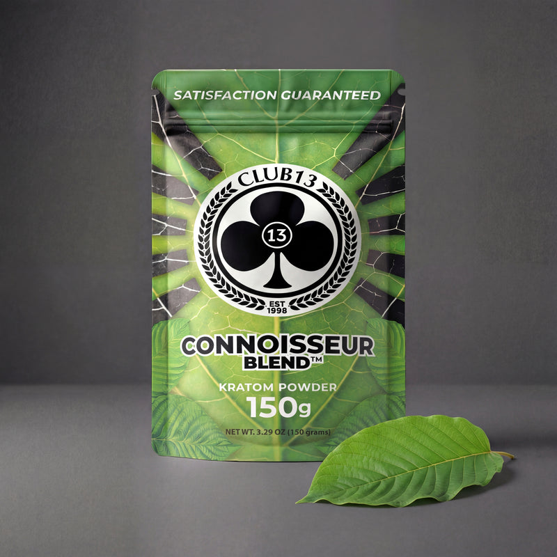 Club13 Connoisseur Blend kratom powder, 150 gram bag