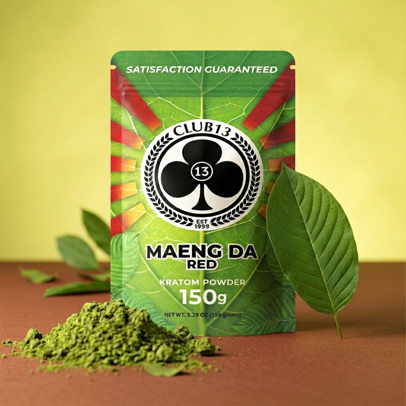 Club13 Maeng Da Red kratom powder, 150 gram bag