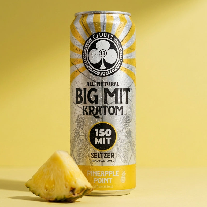 Club13 Big MIT Pineapple Point kratom seltzer