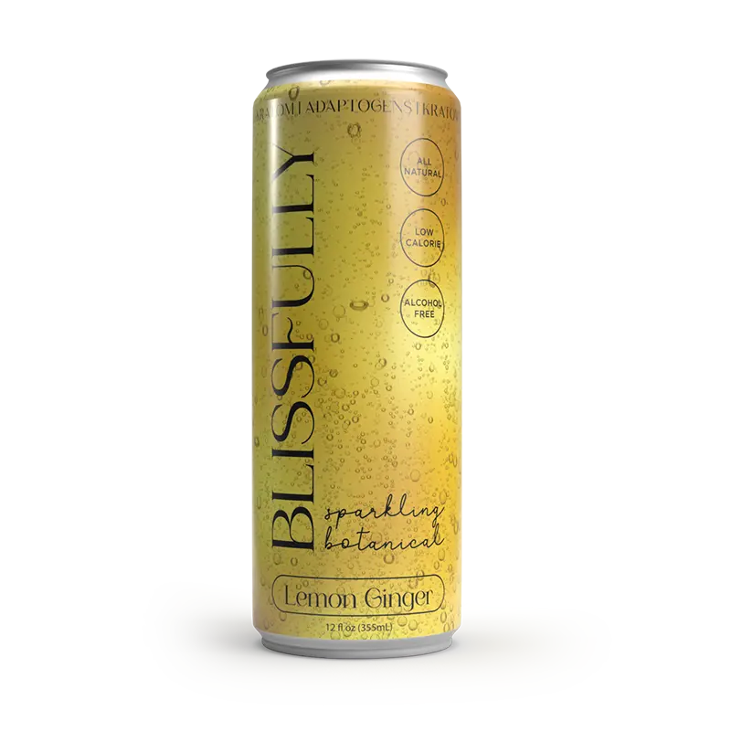 Blissfully Lemon Ginger Kratom Seltzer – Club13 Wholesale